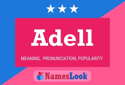 ملصق اسم Adell