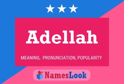 ملصق اسم Adellah