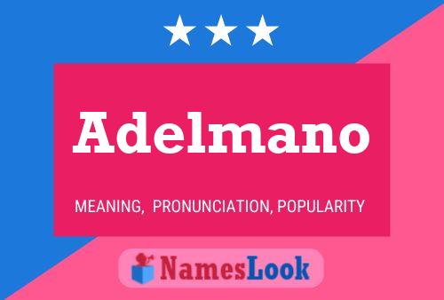 ملصق اسم Adelmano