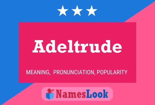 ملصق اسم Adeltrude