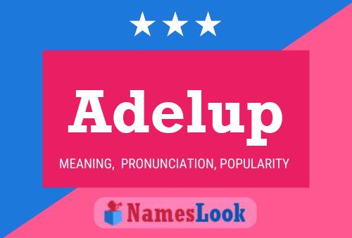 ملصق اسم Adelup