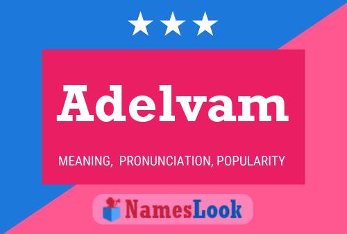 ملصق اسم Adelvam