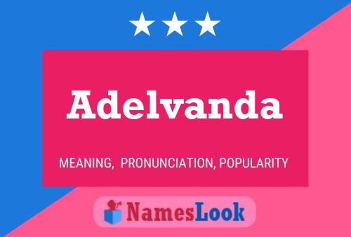 ملصق اسم Adelvanda