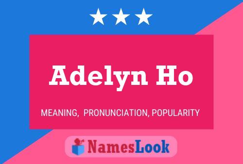 ملصق اسم Adelyn Ho