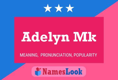 ملصق اسم Adelyn Mk