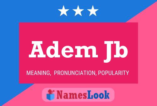 ملصق اسم Adem Jb