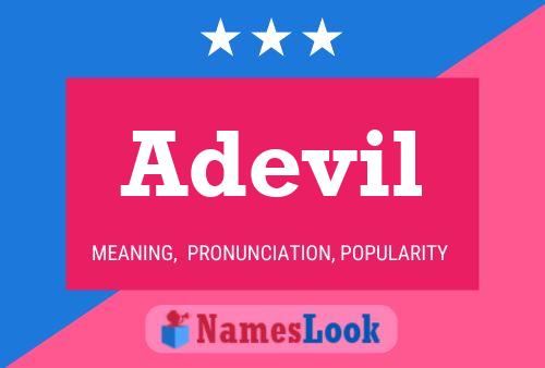 ملصق اسم Adevil