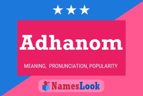 ملصق اسم Adhanom