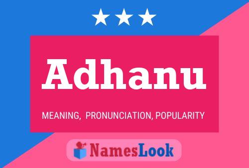 ملصق اسم Adhanu