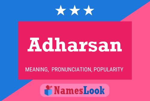 ملصق اسم Adharsan