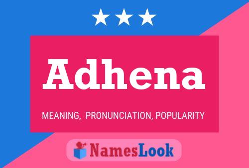 ملصق اسم Adhena