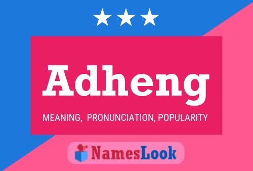 ملصق اسم Adheng