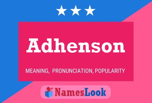 ملصق اسم Adhenson