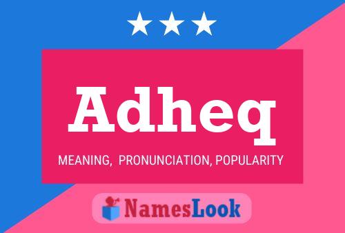 ملصق اسم Adheq