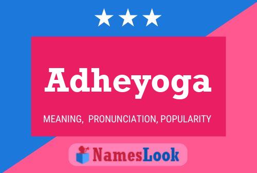 ملصق اسم Adheyoga