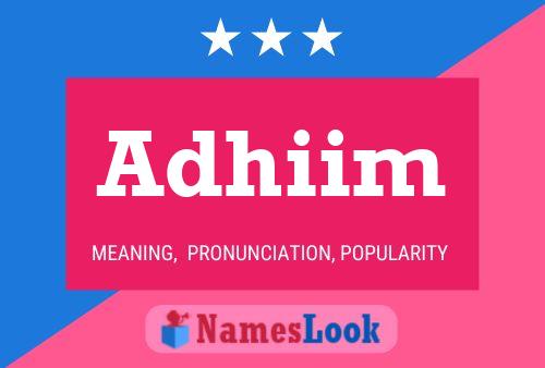 ملصق اسم Adhiim