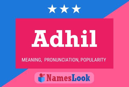 ملصق اسم Adhil