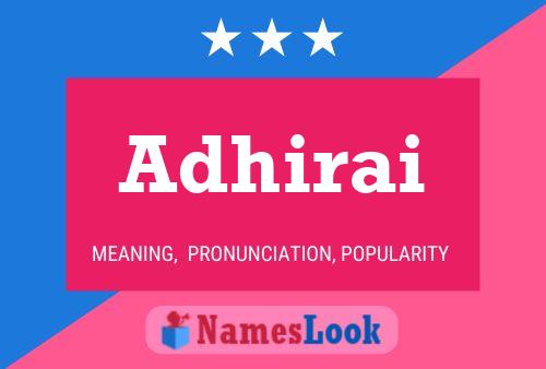 ملصق اسم Adhirai