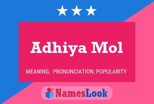 ملصق اسم Adhiya Mol