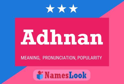 ملصق اسم Adhnan