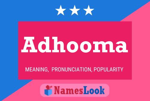 ملصق اسم Adhooma