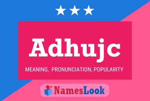 ملصق اسم Adhujc