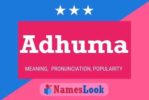 ملصق اسم Adhuma