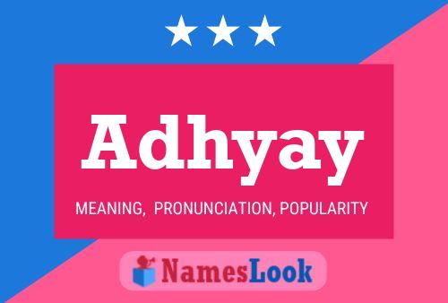 ملصق اسم Adhyay