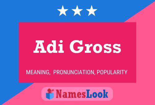 ملصق اسم Adi Gross