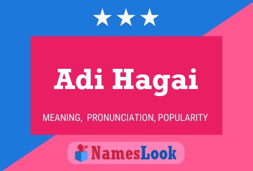 ملصق اسم Adi Hagai