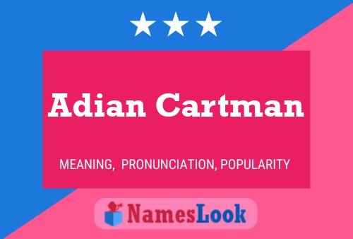 ملصق اسم Adian Cartman