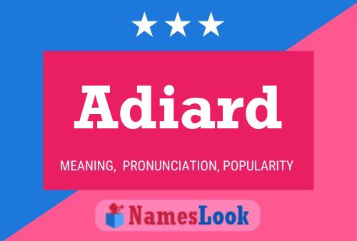 ملصق اسم Adiard