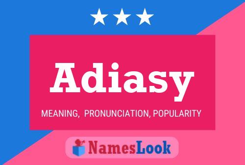 ملصق اسم Adiasy