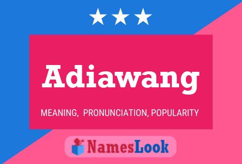 ملصق اسم Adiawang