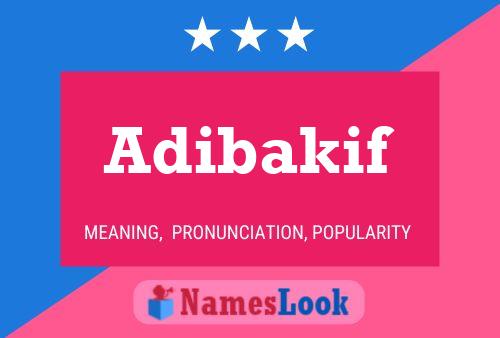 ملصق اسم Adibakif