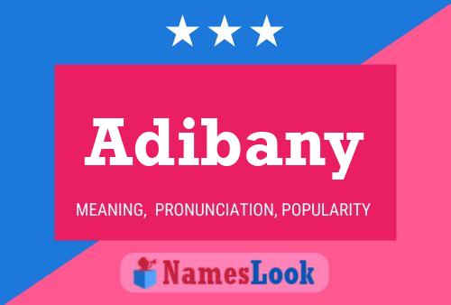 ملصق اسم Adibany