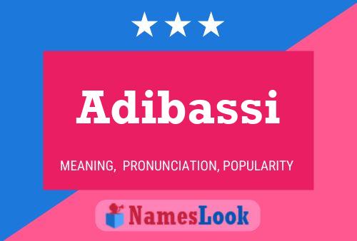 ملصق اسم Adibassi