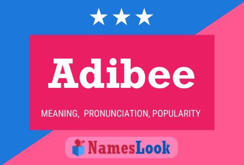 ملصق اسم Adibee