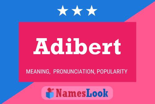 ملصق اسم Adibert