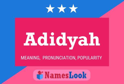 ملصق اسم Adidyah