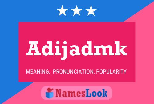 ملصق اسم Adijadmk