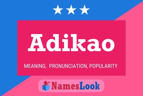 ملصق اسم Adikao