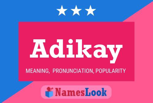 ملصق اسم Adikay