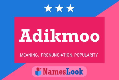 ملصق اسم Adikmoo