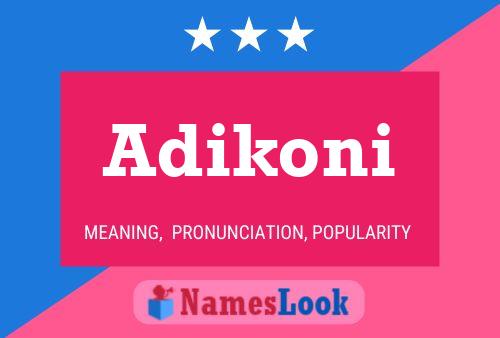 ملصق اسم Adikoni