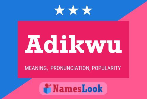 ملصق اسم Adikwu