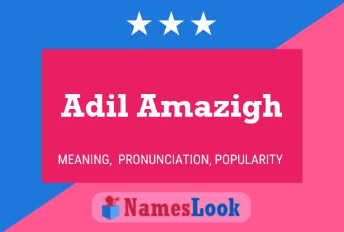 ملصق اسم Adil Amazigh