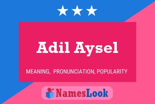 ملصق اسم Adil Aysel