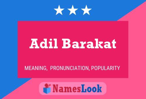 ملصق اسم Adil Barakat