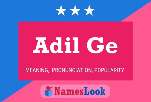 ملصق اسم Adil Ge